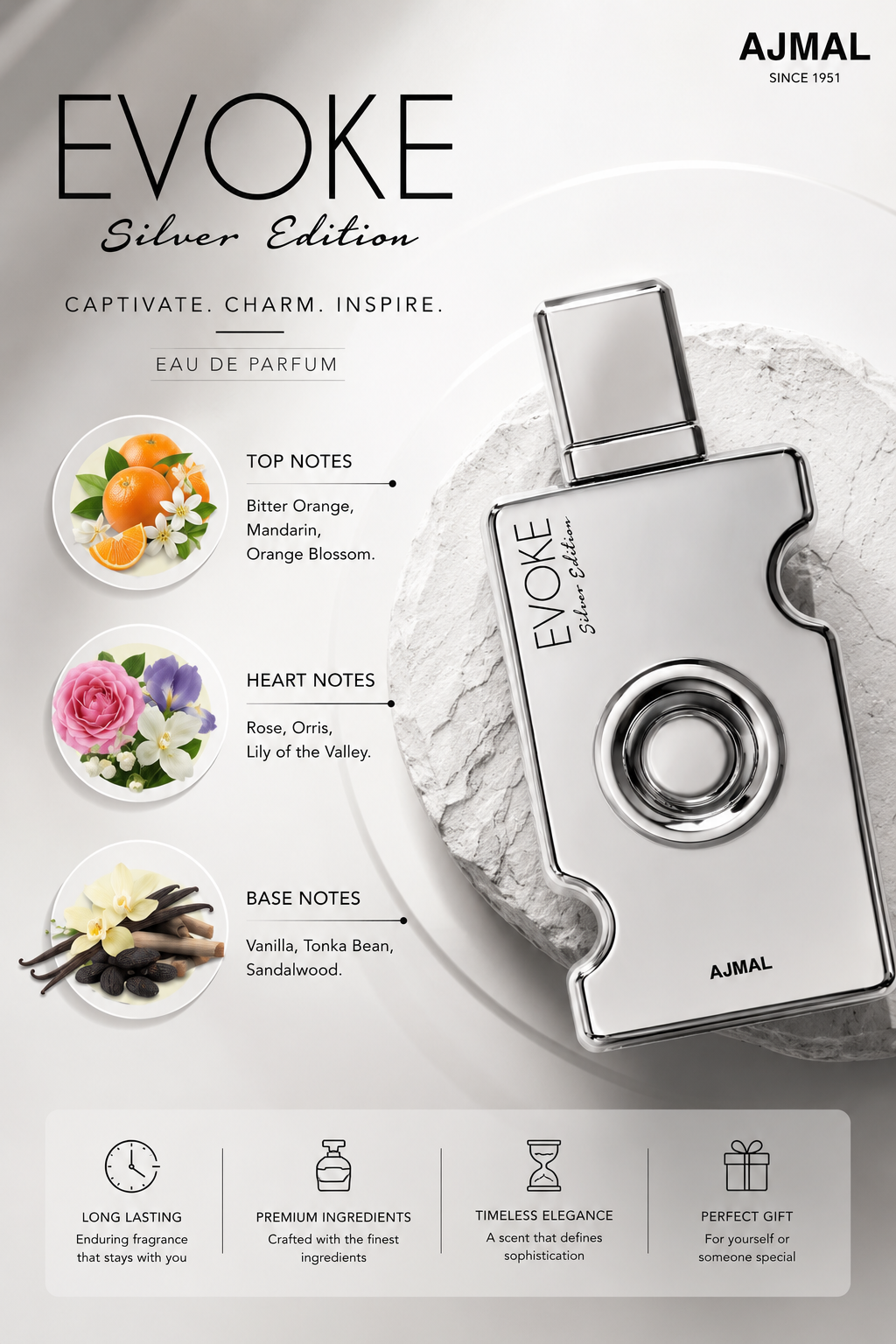 Evoke Silver Edition by Ajmal