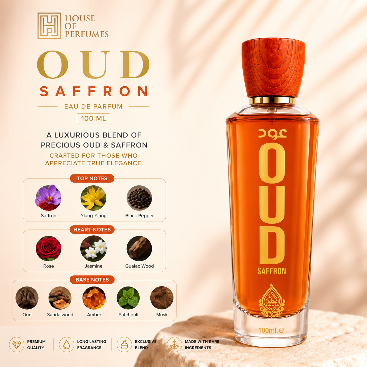 Oud Saffron by House of Perfumes